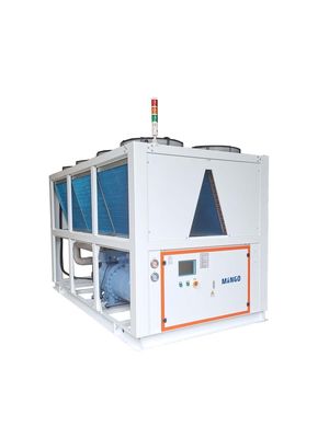 Good price Semi Hermetic Air Cooled Screw Chiller 150HP 270Kw/Hr Air Cooled Chiller Unit online