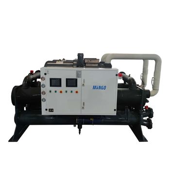 Good price ISO Water Cooled Screw Chiller 1100HP 1100KW/Hr 189.2m3/H Circulation Flow Dual Circuit online