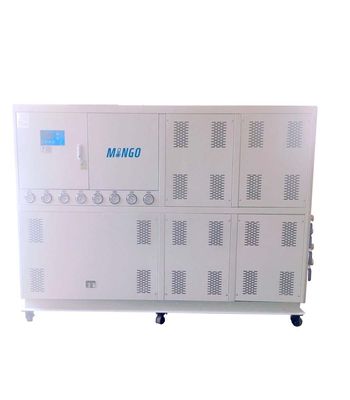 Good price Low Noise Water Cooled Industrial Chiller 50HP 153.91KW/Hr With 4 Inlets 4 Outlets online